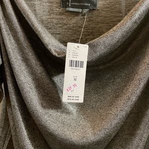 Silver off the shoulder top